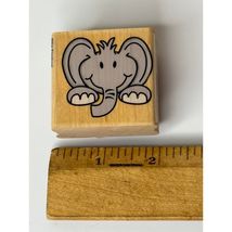 Stampabilities Ellie Elephant Rubber Stamp Wood Mounted Crafting Scrapbo... - $7.00