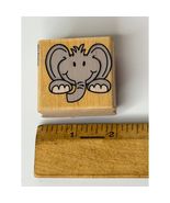 Stampabilities Ellie Elephant Rubber Stamp Wood Mounted Crafting Scrapbo... - $7.00