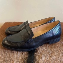 Naturalizer Milo Loafer Size 7 Black Leather - £34.24 GBP