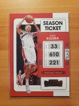 2021-2022 Panini Contenders #81 Kyle Kuzma - Wizards - NBA - Freshly Pulled - £2.09 GBP