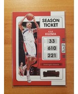 2021-2022 Panini Contenders #81 Kyle Kuzma - Wizards - NBA - Freshly Pulled - $2.69