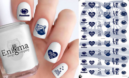 Penn State Nittany Lions Nail Decals (Set of 50) - £3.89 GBP