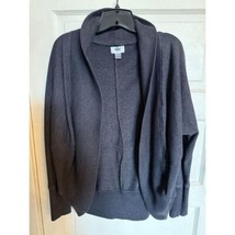 Old Navy Classic Gray Open Front Cardigan Sweater Casual Cozy Layering - $471.77 MXN