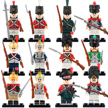 12pcs Napoleonic Wars British Army French Dutch Italian Army Soldier Minifigures - £19.63 GBP