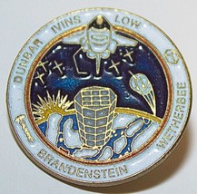 Nasa Astro 1 Space Shuttle STS-32 Dunbar Ivans Low Metal Enamel Pin New Unused - £4.74 GBP