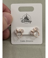 Disney Parks Minnie Mouse Ears Headband Cubic Zirconia Earrings NEW - £25.88 GBP