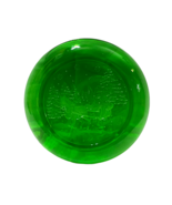 Arcoroc Green Glass Christmas Luncheon Salad Dessert Plate Sleigh Riders... - $181.55 MXN