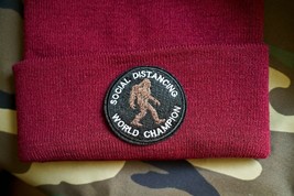 Social Distancing World Champion, Bigfoot, Introvert, Emo, Embroidered B... - $22.95