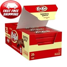 KIT KAT® Milk Chocolate-Snack Size Wafer Candy Individually Wrapped-25 Pieces - £15.02 GBP