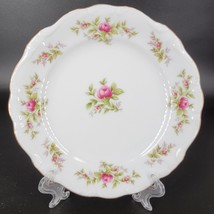 Vintage Johann Haviland Bread Plate Plate Bavaria Germany Floral Roses - $9.88