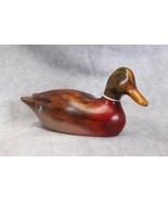 Mallard Duck Decoys Original Paint Hand Carved Artist N J Taylor 10&quot; L x... - £54.19 GBP