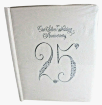 Hallmark Our Silver Wedding Anniversary 25th Keepsake Memory Album Guest Book - £7.69 GBP