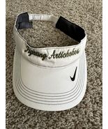 Nike Golf Visor Hat Adult One Size Fits All Adjustable White “fighting A... - €8,57 EUR