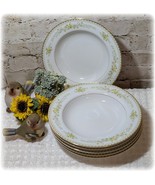 Mikasa Fine China Greenbriar L2014 Japan Flat Soup Bowls, 6pcs 8.5 ins 1... - $59.92 CAD