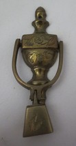 Original Vintage Brass Bell Door Knocker Bell Antique 1172 Z. Y. India - £9.44 GBP