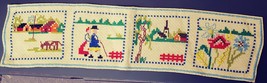 Vintage Cross Stitch Sampler - $15.00