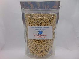 &quot;COOL BEANS n SPROUTS&quot; Black Eye Pea Seeds, California Black Eye Peas, S... - £10.78 GBP