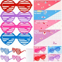 32 PCS Valentines Day Glasses Love Heart Glasses Valentines Party Favors... - $23.51