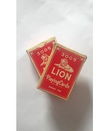 Old VNTG Lion 3005 Playing Cards, Shanghai China, 2 Decks, Jokers not In... - $695.95 MXN