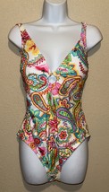 Blue Rod Beattie One piece multicolor swimsuit size 14 NEW - $107.91