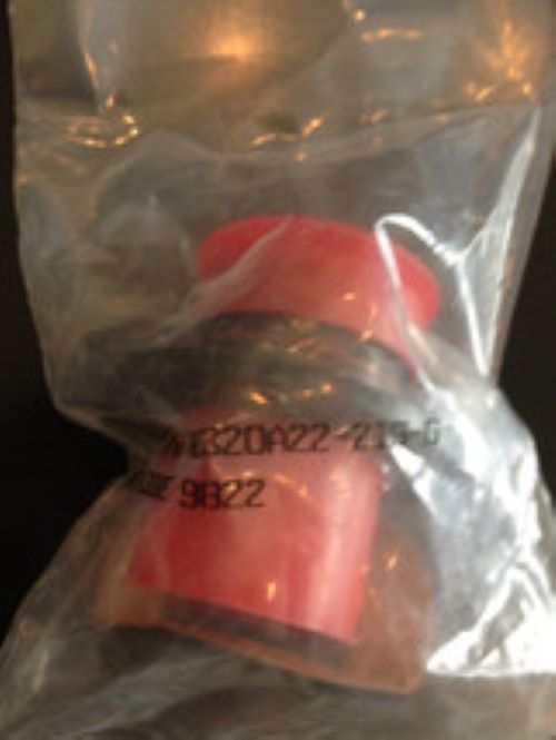 5 pack AE1320A22-21S-G Aero threaded connector with cap plug NV2 - $40.70