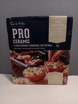 Sur La Table Pro Ceramic flame-friendly Cookware For Grill BBQ bacon Bowls - $19.80