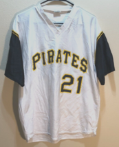 Roberto Clemente #21 Pittsburgh Pirates MLB Promotional White Pullover Jersey XL - £12.39 GBP