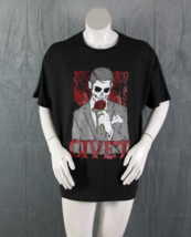 Civet Shirt - All Girl Punk Band (Hellcat Records) - Rose Skeleton - Men&#39;s XL  - £39.40 GBP