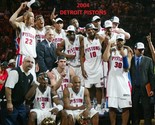 2004 DETROIT PISTONS 8X10 TEAM PHOTO BASKETBALL PICTURE NBA CHAMPS CELEB... - $4.94