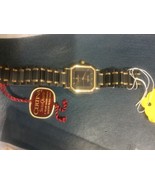 Vintage Donna Certina Classico 1980&#39;s Quarzo Svizzero Oro Nero Abito Oro... - $169.75 CAD