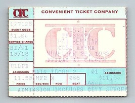 Pat Benatar Concerto Ticket Stub Novembre 26 1982 Detroit Michigan - £39.81 GBP