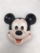 Mickey Mouse Walt Disney Wall Mask Plaque Ceramic Porcelain Made in Japan Vtg - £158.26 GBP