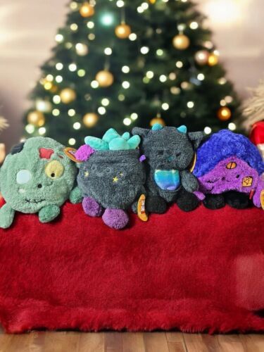 Lot of 4 2024 Spooky Bum Bumz Plush Retired . Hard To Find.