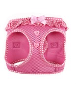 American River Pink &amp; White Polka Dot Neck Frill and Trim Harness Sizes ... - €17,15 EUR