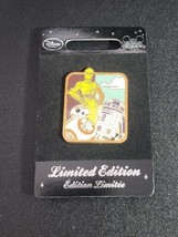 Disney Star Wars Force Awakens Limited Edition Droids Pin New 2016 RARE C3P0 BB8 - £31.37 GBP