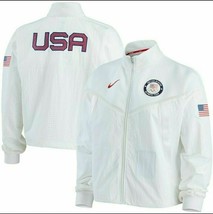 Nike Team USA Medal Stand Olympics Windrunner Jacket Men&#39;s Size L CK4552 100 - £119.89 GBP