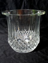 Vintage CRISTAL D&#39;ARQUES 8&quot; Crystal LONGCHAMP Ice / Champagne Chiller Bu... - $489.11 MXN