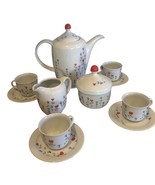 Vintage Porcelain Tea Set KAHLA for 4, Made in the German Democratic Rep... - $1,129.04 MXN
