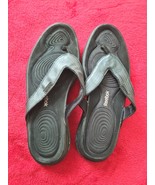 Reebok Black Slip On Sports  Slippers for women Size 6.5(uk) (A) - £25.14 GBP