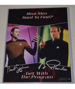 Autographed Brent Spiner Data Robert Picardo Doctor Signed 8x10 Photo St... - $93.47