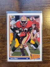 1991 Upper Deck #402 Jerry Rice - San Francisco 49ers - Leaders -NFL-Fresh Pull - £1.55 GBP