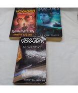 Lot Of (3) Vintage Star Trek Novels Unworthy Cloak And Dagger Destiny - $22.10 CAD