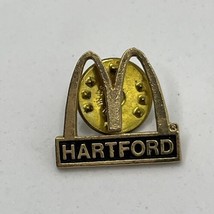 McDonald’s Hartford Connecticut Employee Crew Fast Food Enamel Lapel Hat Pin - £7.80 GBP
