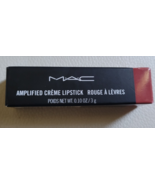 NIOP Mac Lipstick Amplified Creme Brick-O-La 102 .10 oz Make-Up Beauty Nice - $14.99