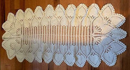 Vintage Crocheted Runner Doily #43 - $20.28