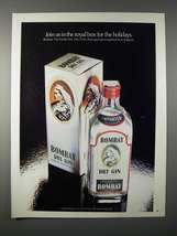 1980 Bombay Dry Gin Ad - Join Us in the Royal Box - £14.53 GBP