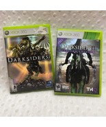 Darksiders &amp; Darksiders II Combo, Xbox 360, (2010/2012), TESTED, WORKING - $17.77