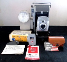 Polaroid Highlander Model 80 Land Camera w/Accessories, Case &amp; Manuals -... - £19.57 GBP