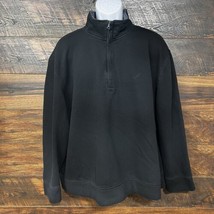 Nautica 1/4 Zip Sweatshirt Pullover Men&#39;s XL Long Sleeve Mock Neck Logo ... - $14.24