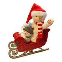Hallmark Jingle Pals 2016 Twinkling Sleigh Ride Snowman Musical Motion *New - £39.37 GBP